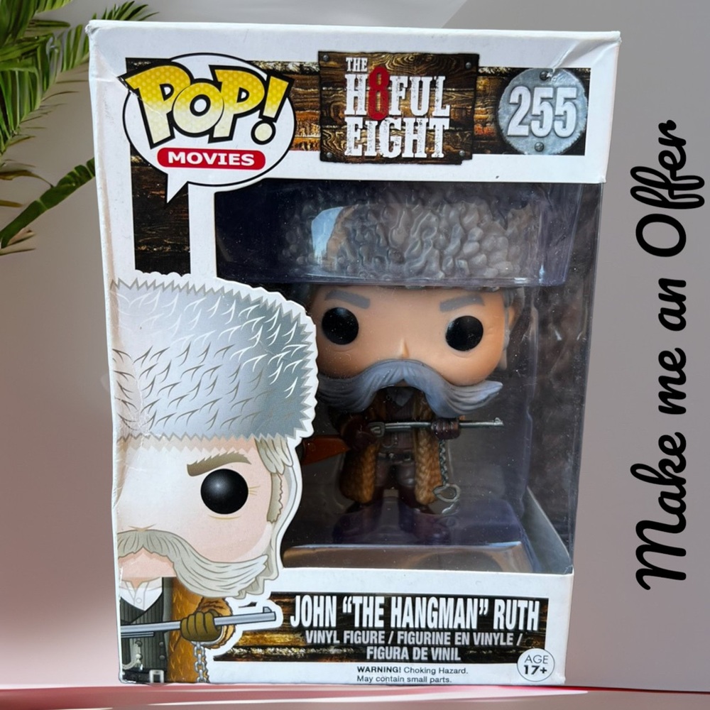 ✅ FUNKO POP The Hateful Eight - JOHN "THE HANGMAN" RUTH #255